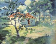 Kasimir Sergeevich Malevich Apple Blossoms (nn02) oil painting artist
